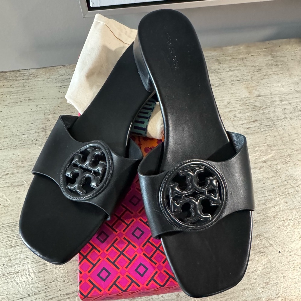 Tory Burch BOMBE MILLER SLIDE CALF LEATHER Size 11